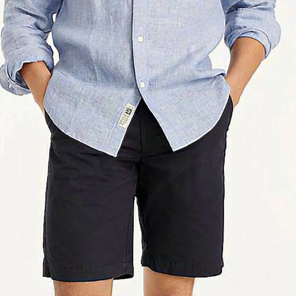 NWT J. Crew Navy‎ 9” Stretch Chino Shorts Size 29